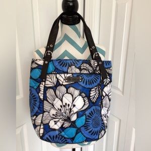 Vera Bradley Blue Bayou quilted tote handbag